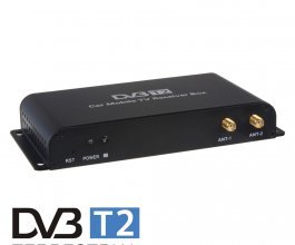 DVB-T2/HEVC/H.265 digitální tuner s USB + 4x anténa