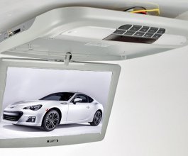 Stropní monitor 11,6" šedý s DVD/SD/USB